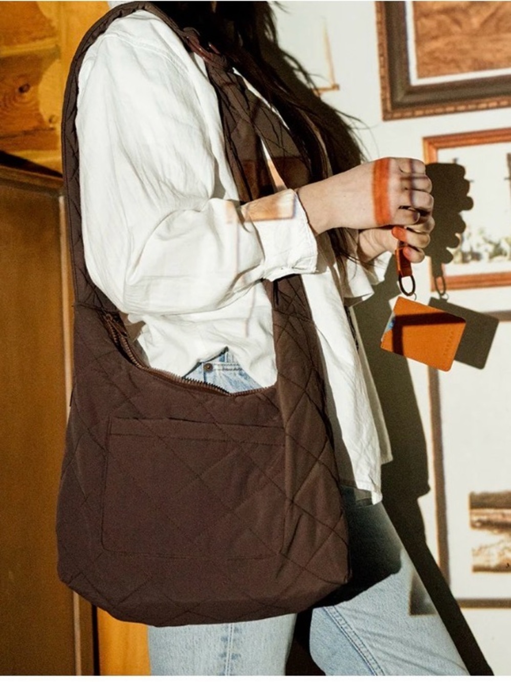 Thread Wallets Large Slouchy Shoulder Bag